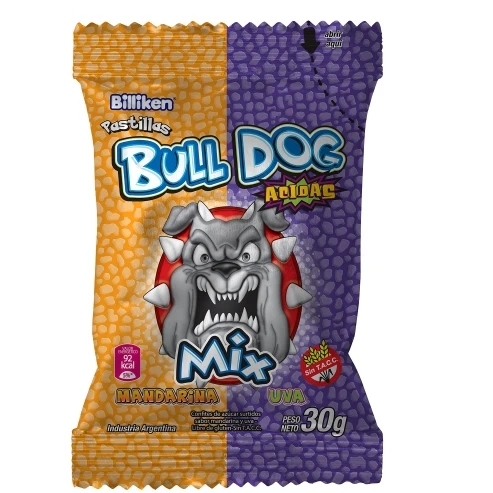 Bull Dog Mandarina/Uva x12u