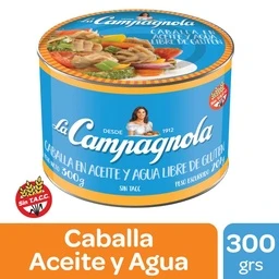 Caballa La Campagnola en ac y agua x300gr