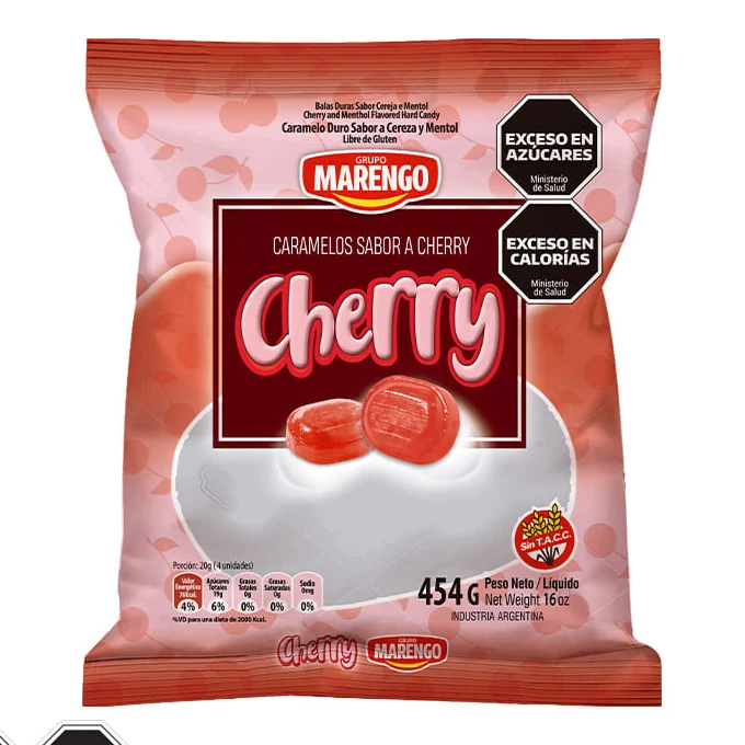 Caramelos duro Marengo cherry x454gr