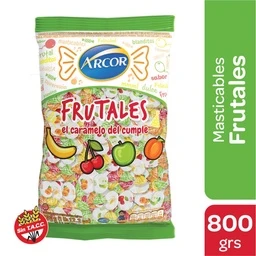 Caramelos masticables Arcor frutal x800gr