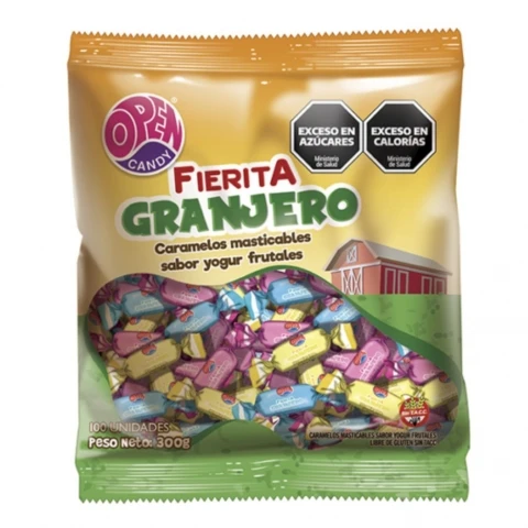 Caramelos Masticables Open Granjero x100u
