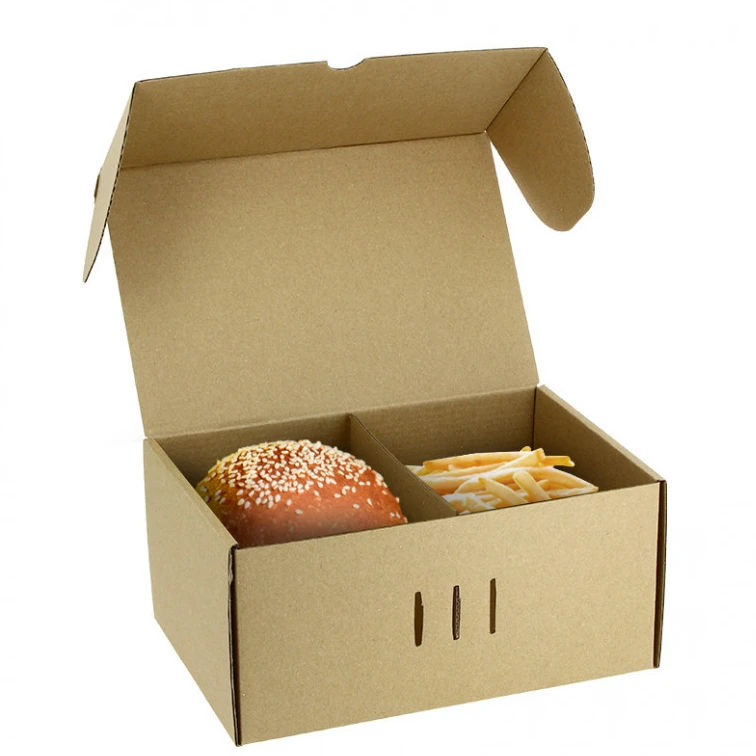 Caja Hamburguesa Grande 15x23 5x9 x10u