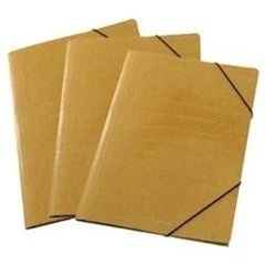 Carpeta con elastico marron