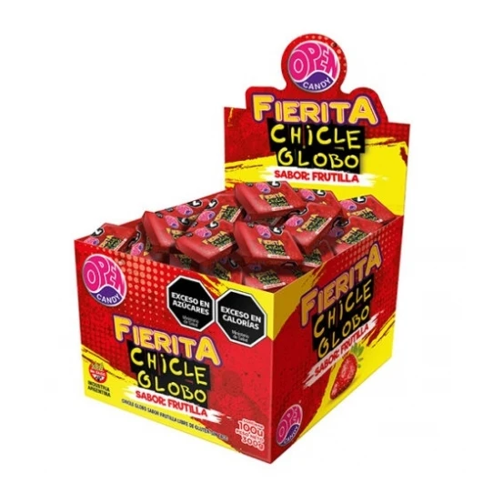 Chicles Fierita Frutilla x100u