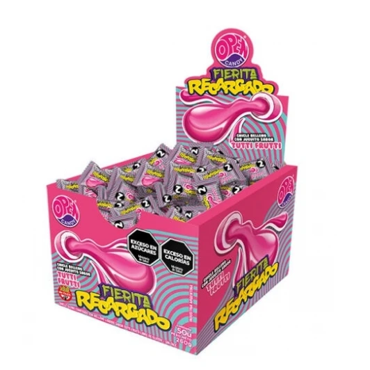 Chicles Fierita Recargado Tutti Frutti x50u