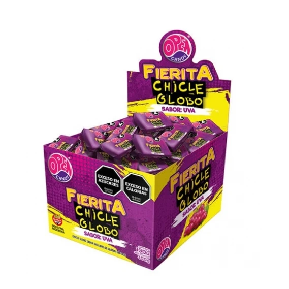 Chicles Fierita Uva x100u