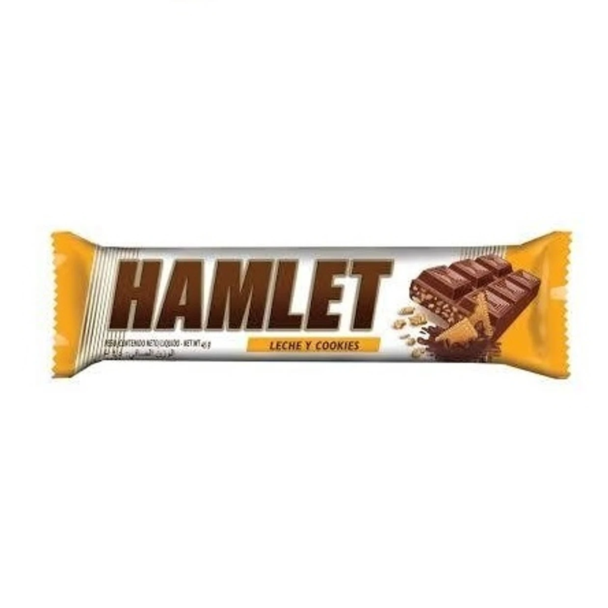 Chocolate Hamlet Leche y Cookies x42gr x21u