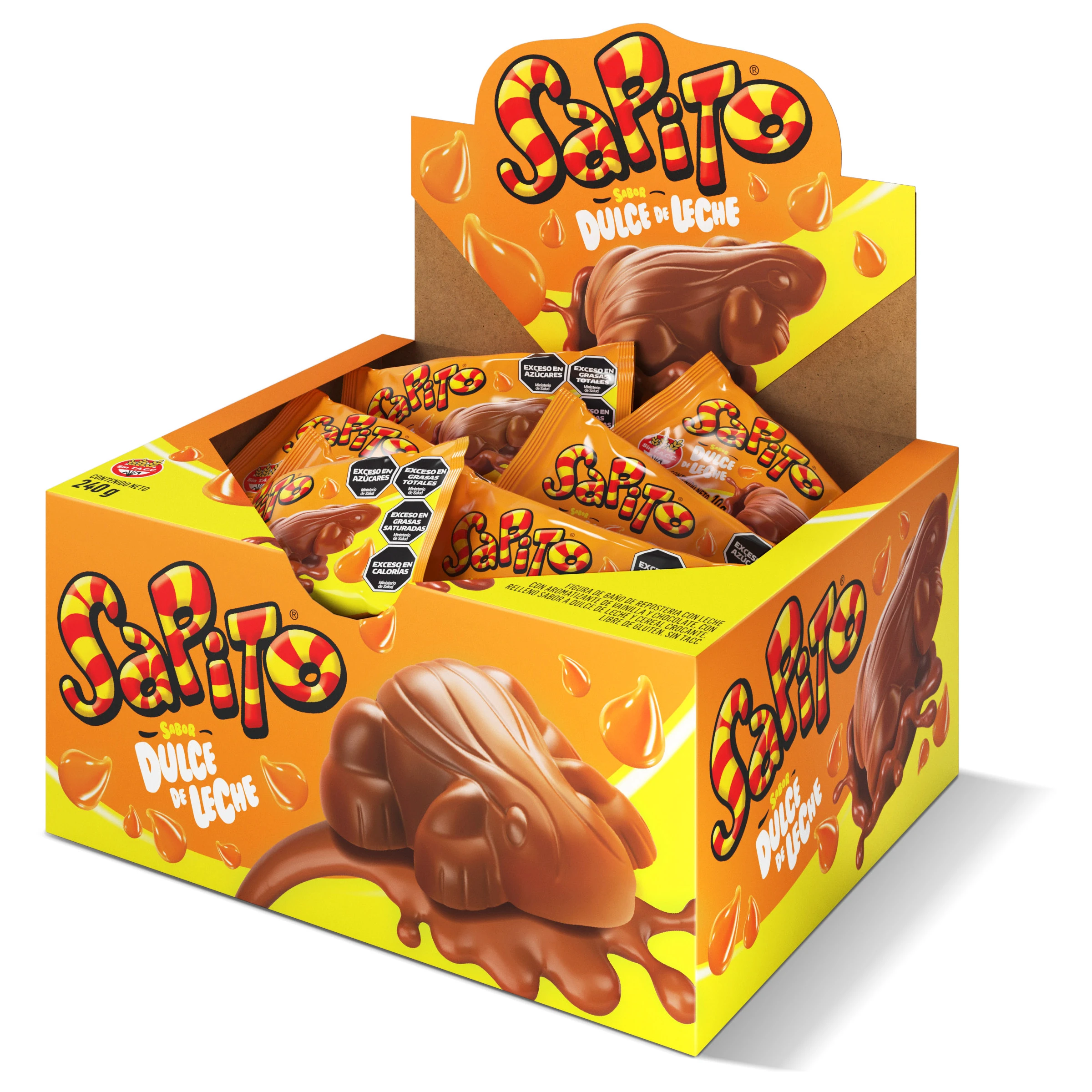 Chocolate Sapito Dulce de Leche x24u