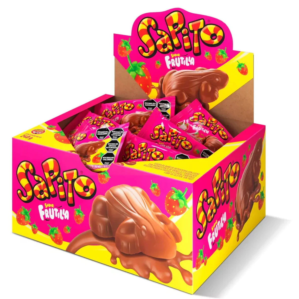 Chocolate Sapito Frutilla x24u