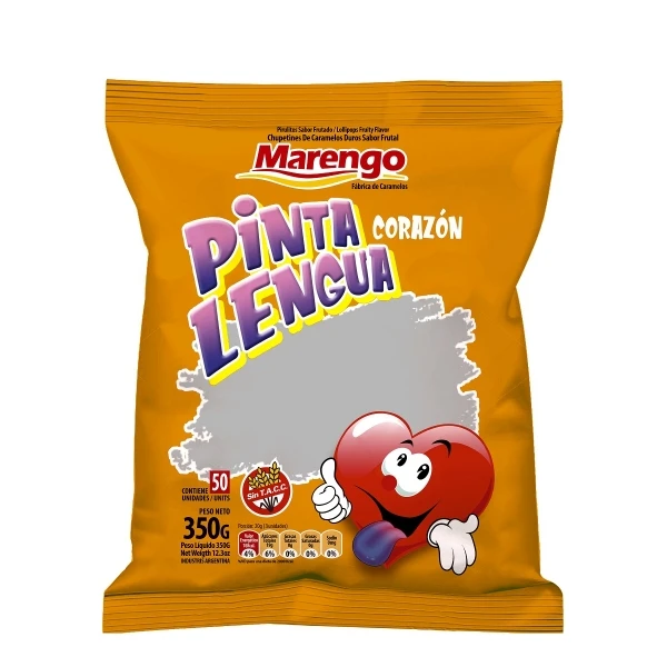 Chupetin Marengo Corazon Pinta Lengua x350gr