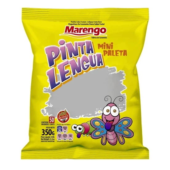 Chupetin Marengo Mini Paleta Pinta Lengua x350gr