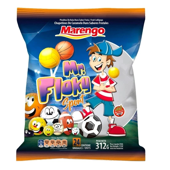 Chupetin Floky sport sin chicle x24u