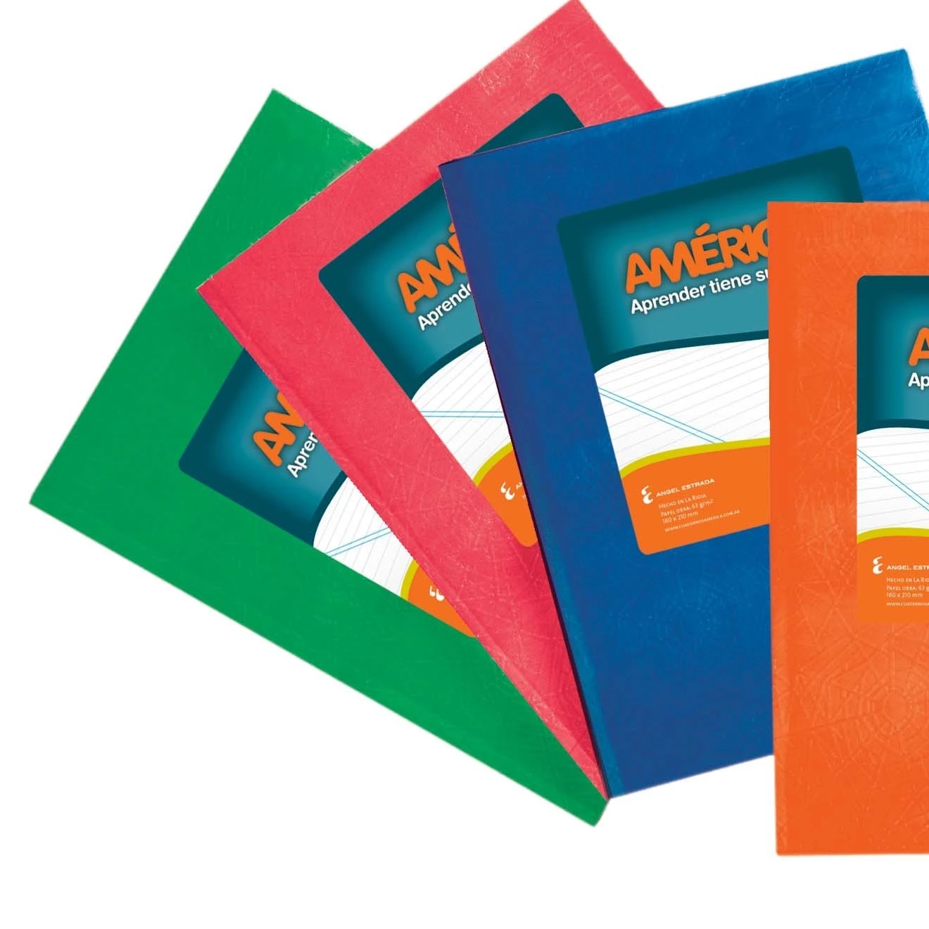 Cuaderno America tapa dura x82hj