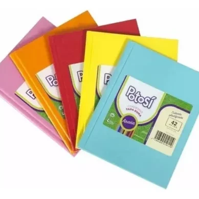 Cuaderno Potosí tapa dura x42hj