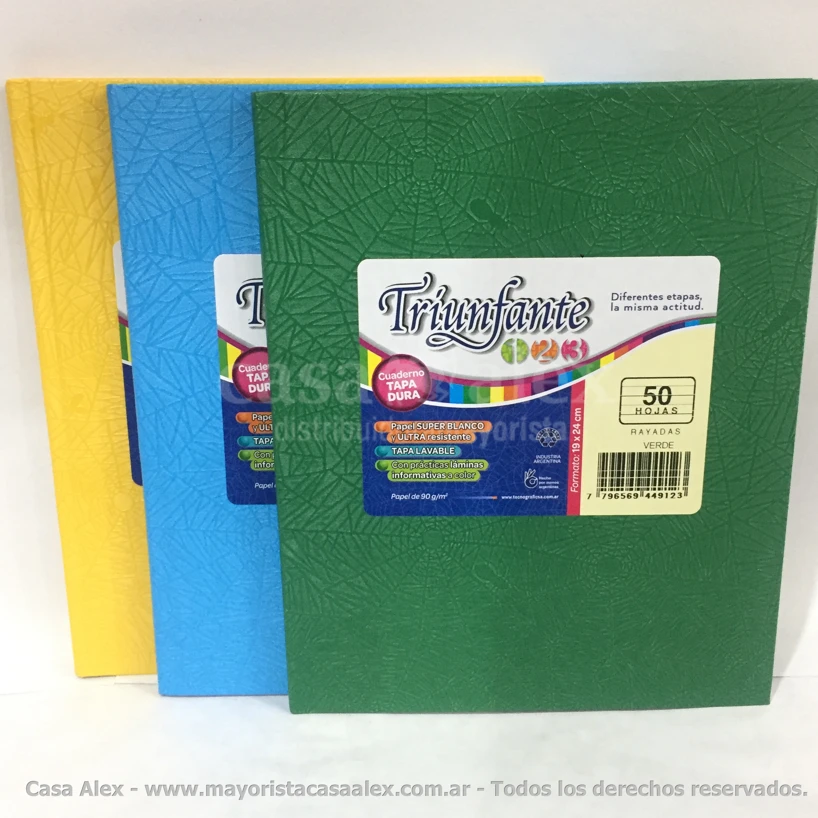 Cuaderno Triunfante N°3 x48/50HJS