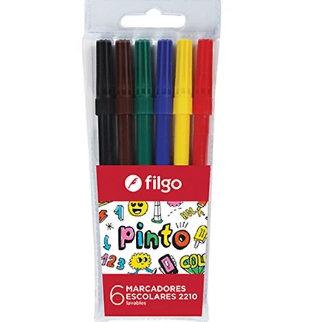 Fibras / Marcador Color Filgo x6