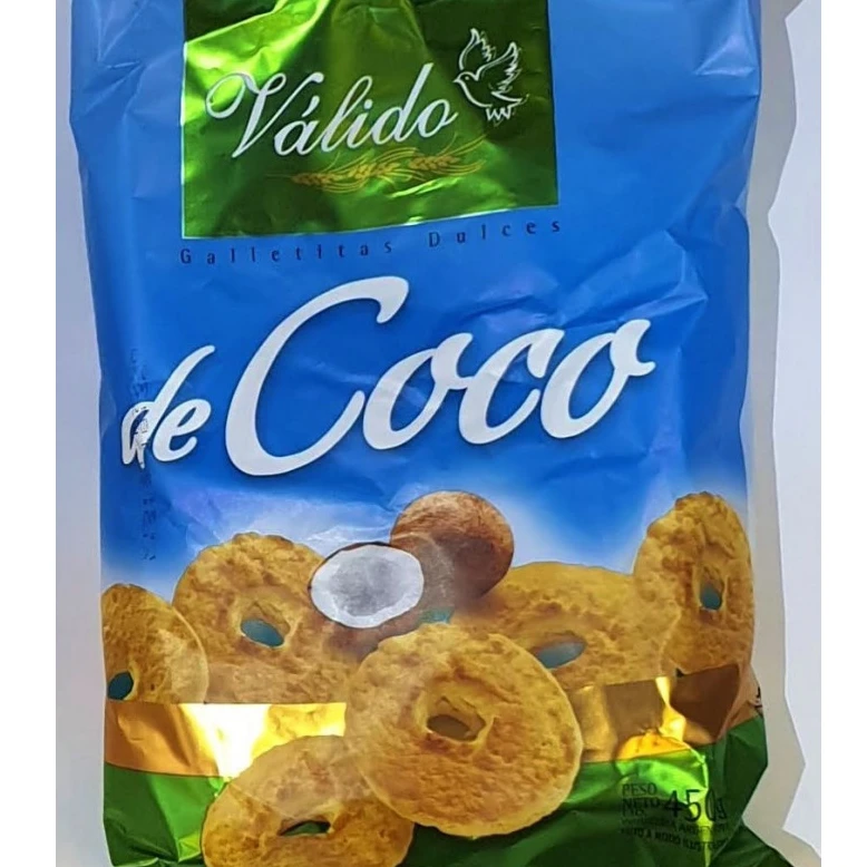 Galletitas de Coco Valido x450gr