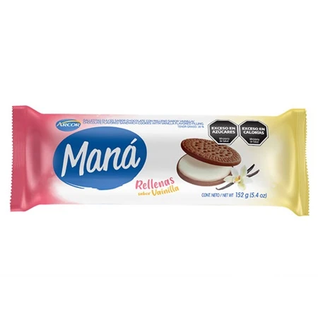 Galletitas Mana choc rellenas vain