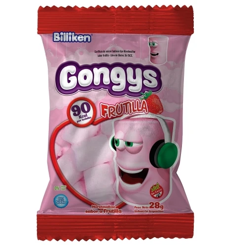 Gongys Malvaviscos sabor Frutilla x28gr