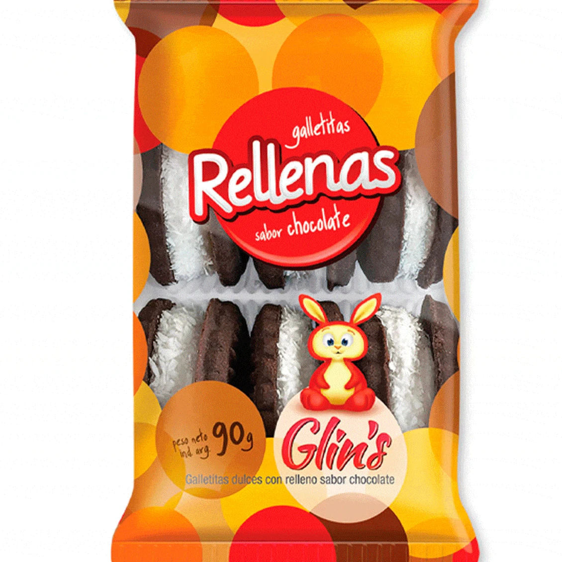 Glins rellenas chocolate x90gr