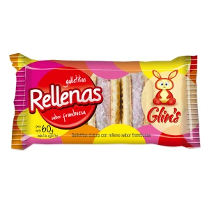 Glins rellenas frutilla x60gr