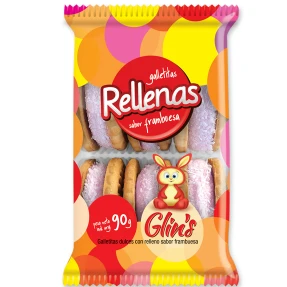 Glins rellenas frutilla x90gr