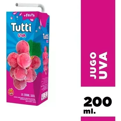 Jugo Tutti Uva x200ml x18u