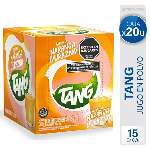 Jugo TANG Naranja Durazno x20