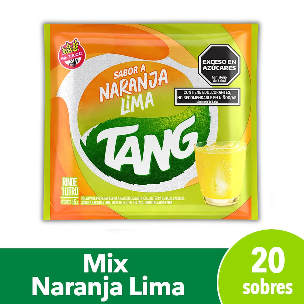 Jugo TANG Mix Naranja Lima x20