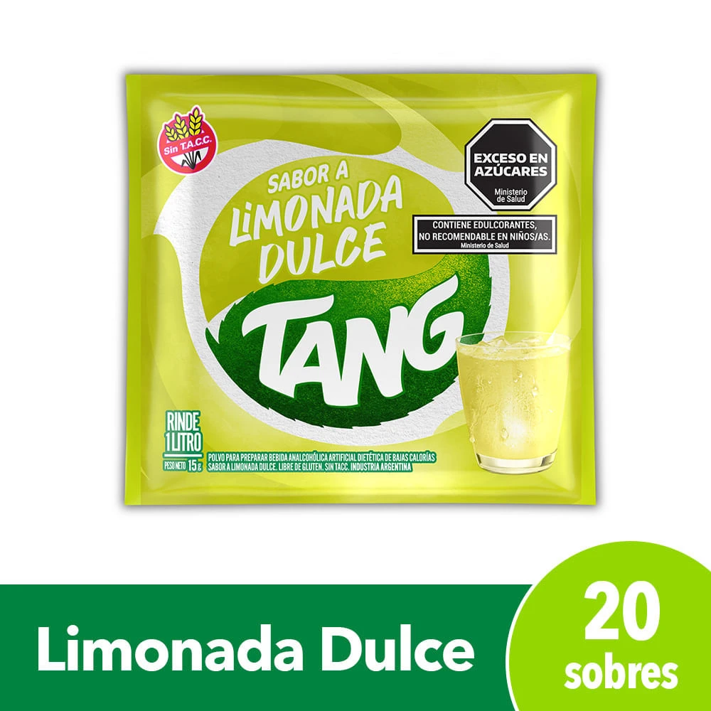 Jugo TANG Limonada Dulce x20