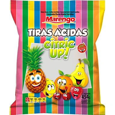 Caramelos Tiras acidas Citric up x454gr