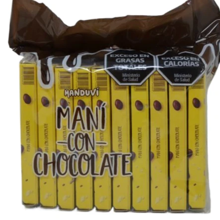 Mani con chocolate Manduví caja x10