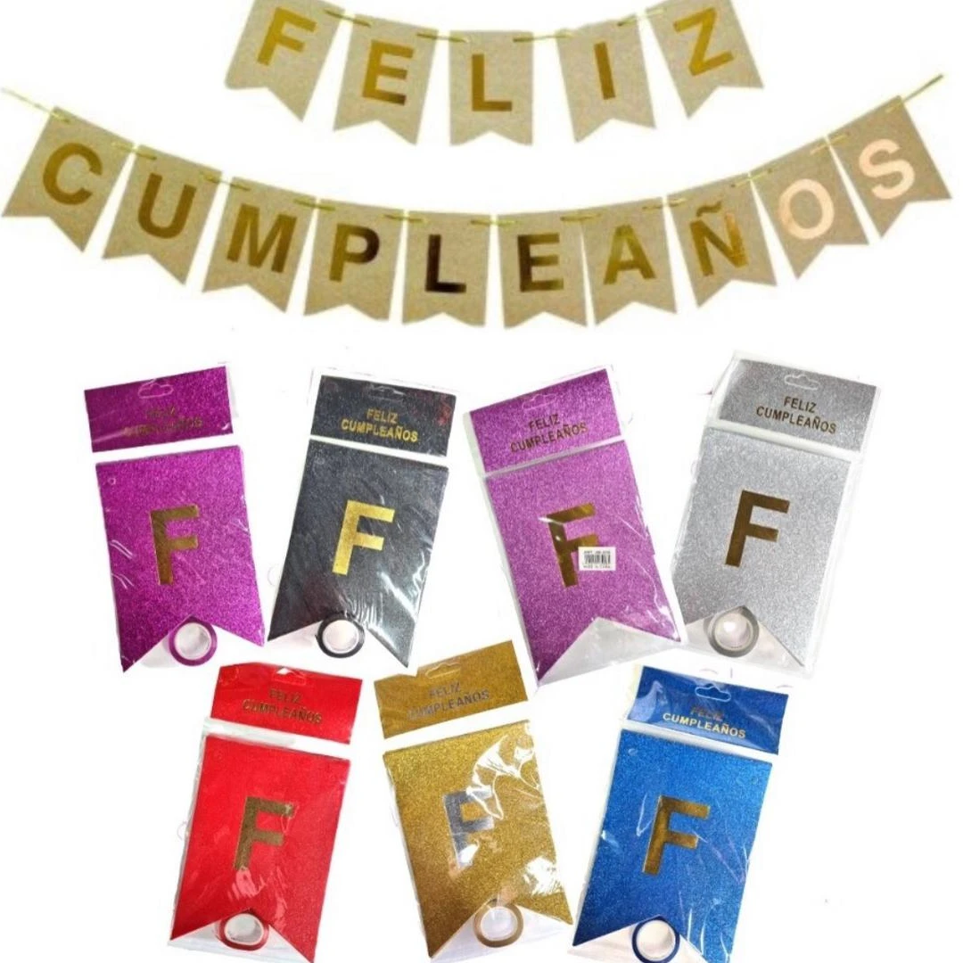 Banderin "FELIZ CUMPLEAÑOS"