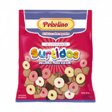 Pekelino Surtidas Vainilla x300gr