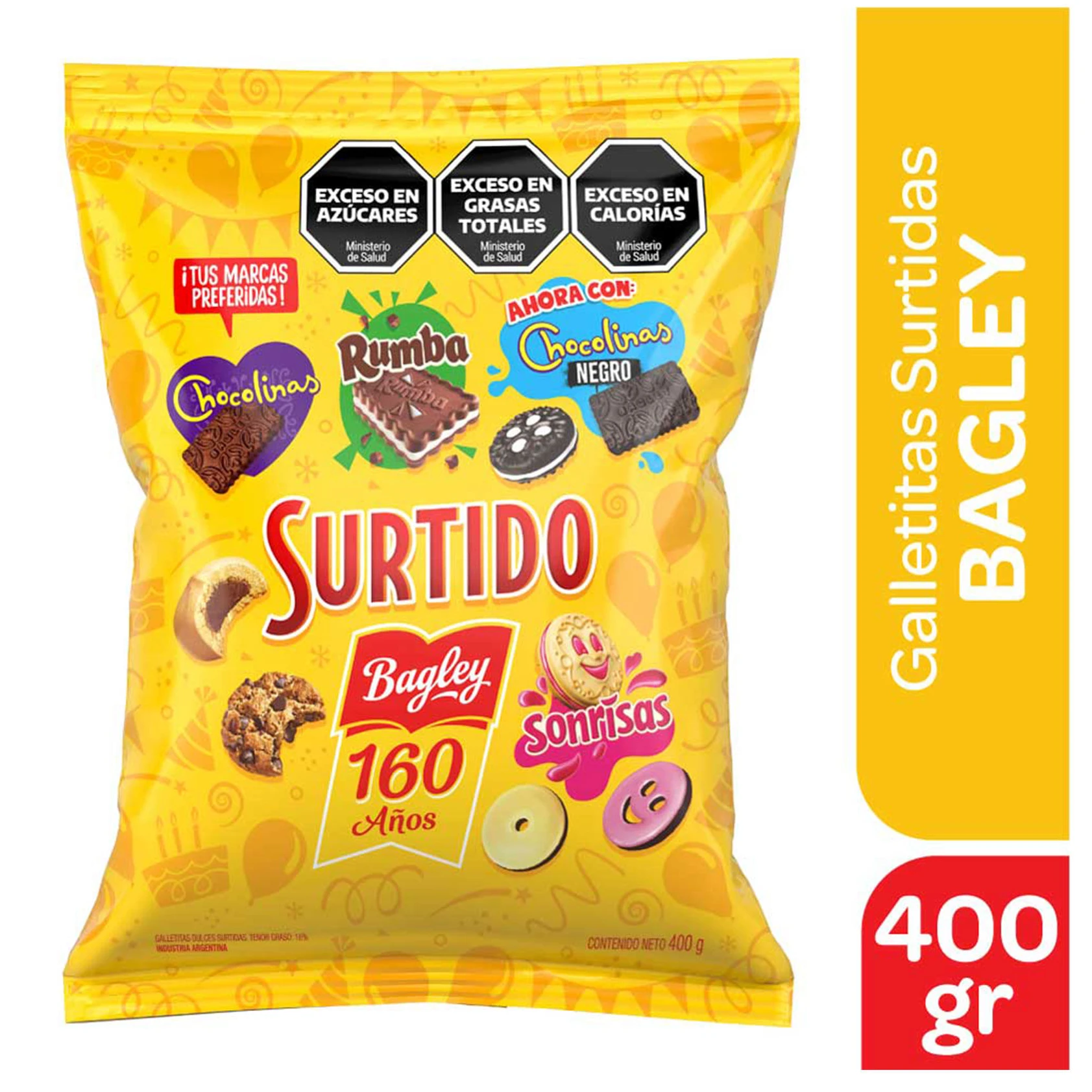 Surtidas Bagley x400gr