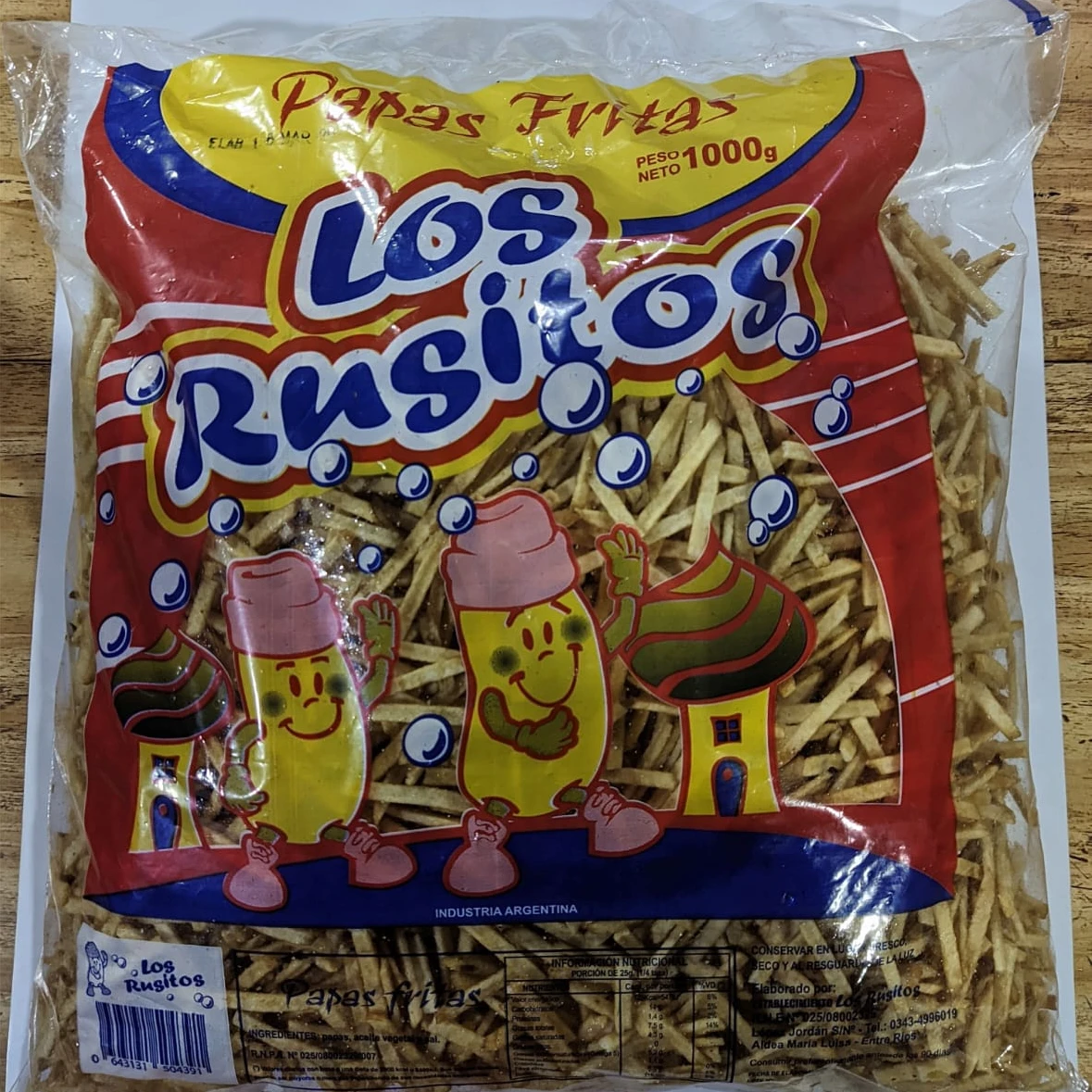 Papas Pay Rusitos x1kg