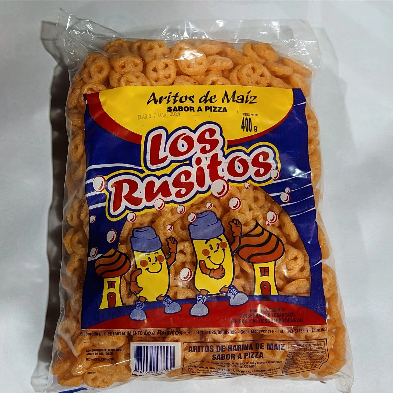 Pizzetas Rusitos x400gr