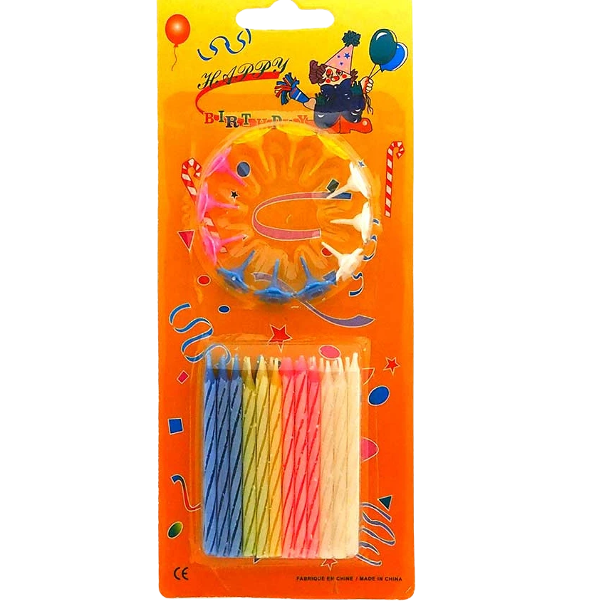 Velitas 24u con 12 bases pequeñas