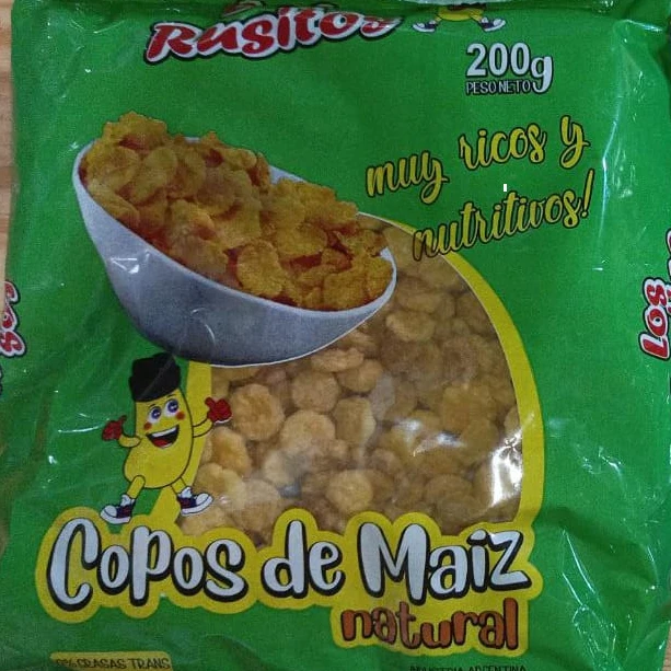 Copos de Maiz Natural Rusitos x200gr