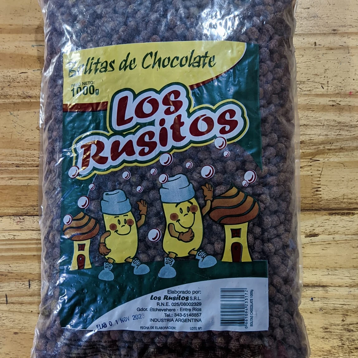 Cereales Bolitas de Chocolate Rusitos x1kg