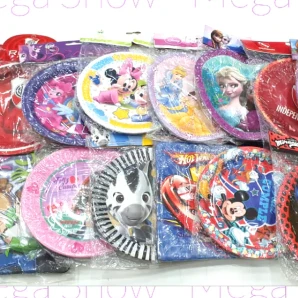 Platitos de carton infantiles x8u