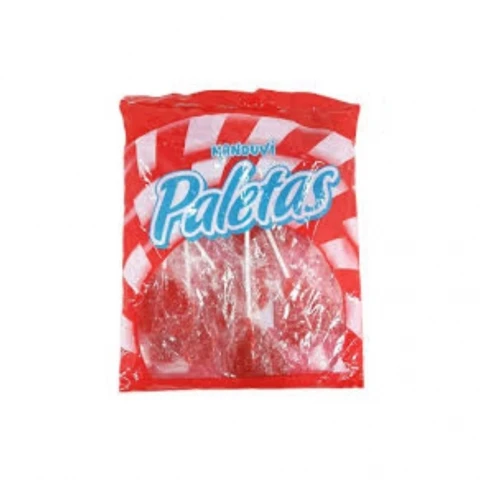 Paletas Corazon Rojo Colada x10u
