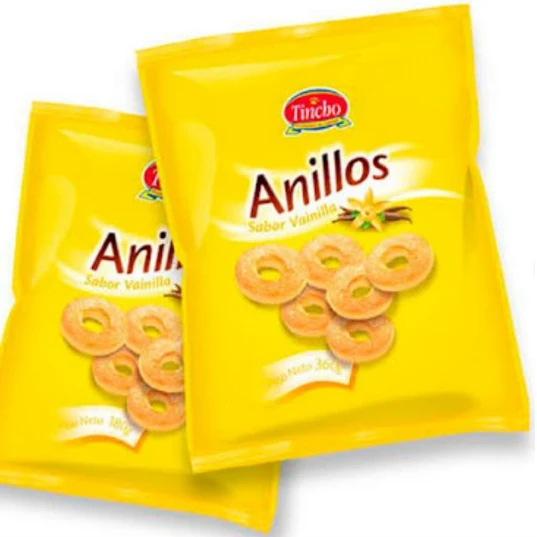 Tincho Anillos Vainilla x360gr