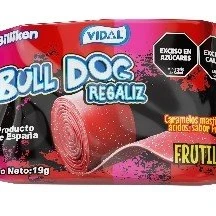 Regaliz Bulldog roll acido frutilla x24u
