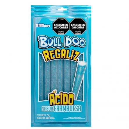 Regaliz acido frambuesa x75gr