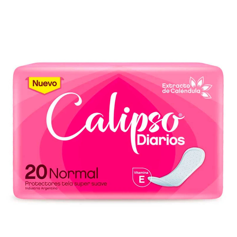 Protector Diario Calipso Rosa x20