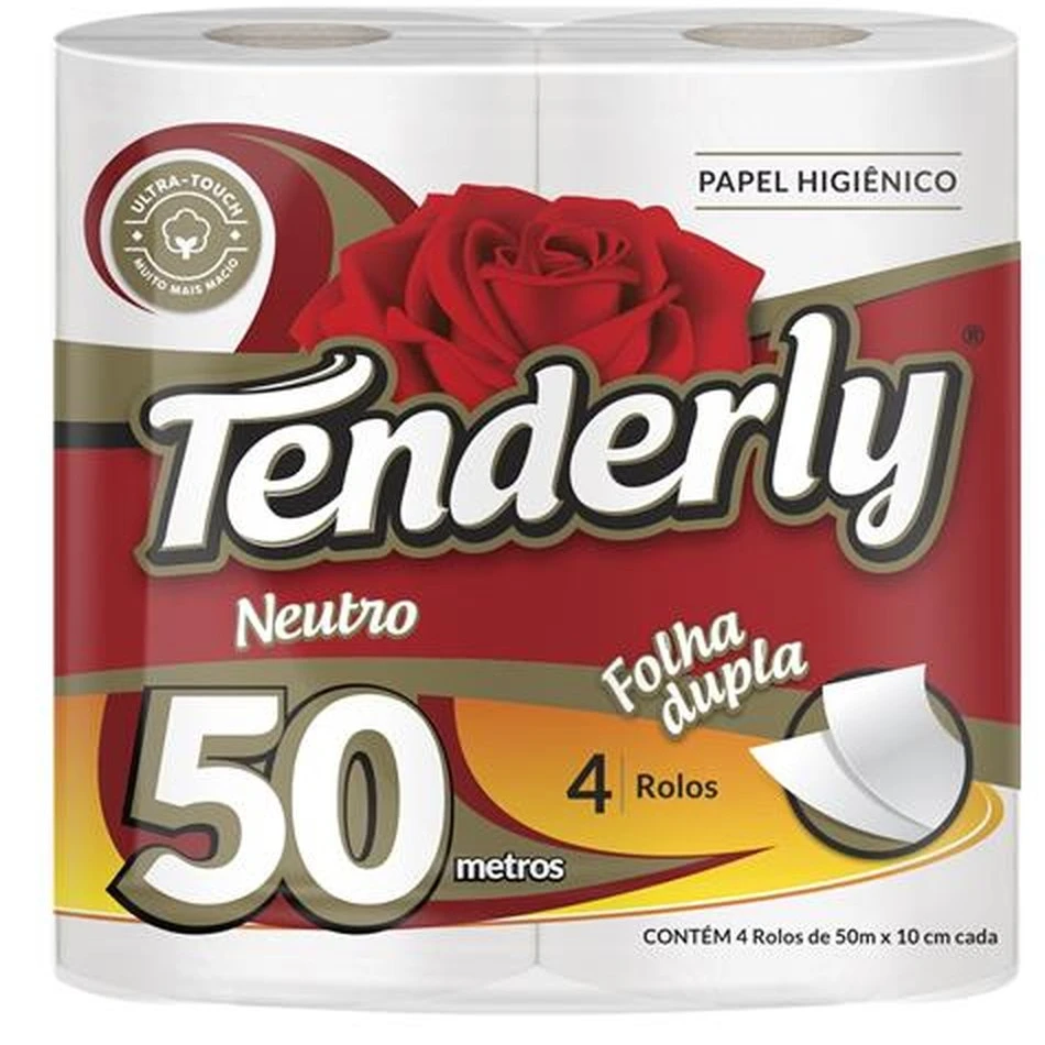 Papel hig. Tenderly 4u x50mt