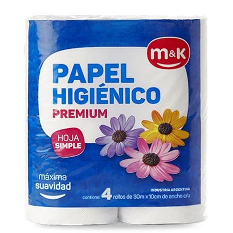Papel Hig MyK Premium Azul x30mts x4u