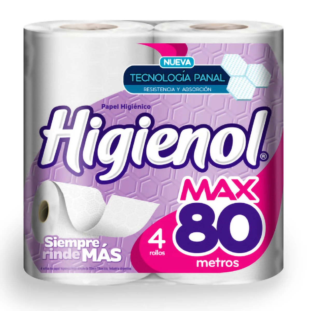 Papel Hig Higienol Max x80mts x4u