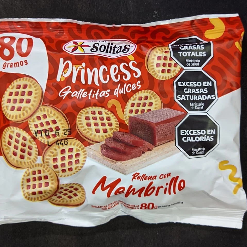 Solitas Princess Membrillo x80gr